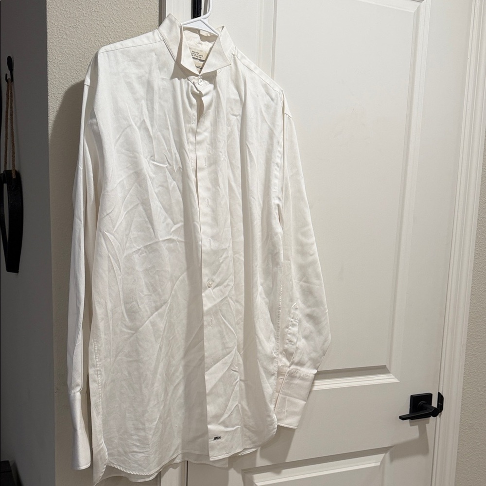 John W. Nordstrom Elegant Cream Dress Shirt